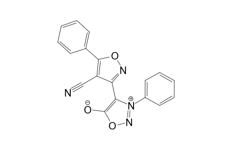 3-Phenyl-4-[5'-phenyl-4'-cyanoisoxazol-3'-yl]sydnone