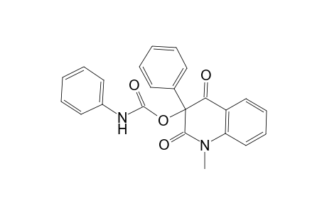 1,2,3,4-Tetrahydro-1-methyl-2,4-dioxo-3-phenylquinolin-3-yl Phenylcarbamate