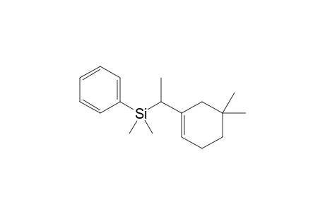 1-(5,5-dimethyl-1-cyclohexenyl)ethyl-dimethyl-phenylsilane