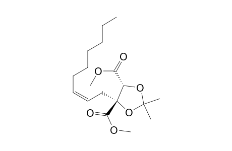 1,3-Dioxolane-4,5-dicarboxylic acid, 2,2-dimethyl-4-(2-nonenyl)-, dimethyl ester, [4R-[4.alpha.,4(Z),5.beta.]]-