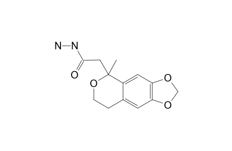 [1-(1-METHYL-6,7-METHYLENEDIOXY)-ISOCHROMANYL]-ACETYL-HYDRAZIDE
