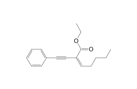 (Z)-1-Phenyl-3-ethoxycarbonyl-3-octen-1-yne