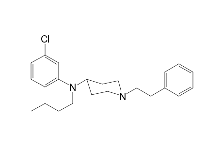 N-Butyl-N-3-chlorophenyl-1-(2-phenylethyl)piperidin-4-amine