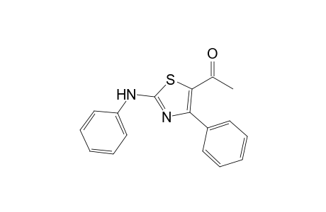 1-(2-anilino-4-phenyl-1,3-thiazol-5-yl)ethanone