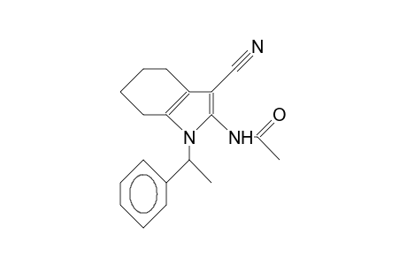 2-Acetamido-3-cyano-1-(1-phenyl-ethyl)-4,5,6,7-tetrahydro-indole