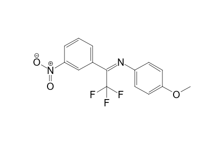 4-Methoxy-N-(2,2,2-trifluoro-1-(3-nitrophenyl)ethylidene)aniline