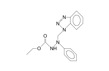 1-(Benzotriazol-1-yl-methyl)-2-ethoxycarbonyl-1- phenyl-hydrazine