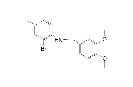 2-bromo-N-(3,4-dimethoxybenzyl)-4-methylaniline