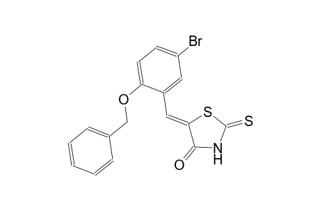 (5Z)-5-[2-(benzyloxy)-5-bromobenzylidene]-2-thioxo-1,3-thiazolidin-4-one