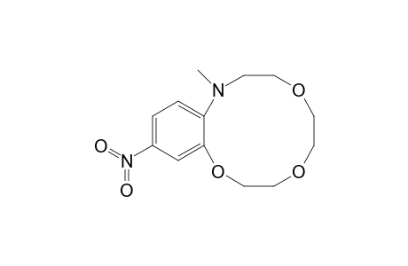 N-Methyl-4-nitrobenzo[k]-10-aza-1,4,7-trioxa-12-crown-4