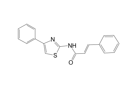 (2E)-3-Phenyl-N-(4-phenyl-1,3-thiazol-2-yl)-2-propenamide