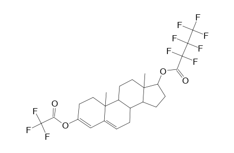 Androsta-3,5-diene-3,17-diol, 17-(heptafluorobutanoate) 3-(trifluoroacetate), (17.beta.)-