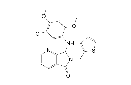 5H-pyrrolo[3,4-b]pyridin-5-one, 7-[(5-chloro-2,4-dimethoxyphenyl)amino]-6,7-dihydro-6-(2-thienylmethyl)-