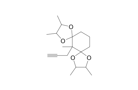 2,3,6,9,10-Pentamethyl-6-prop-2-ynyl-1,4,8,11-tetraoxadispiro[4.1.4.3]tetradecane