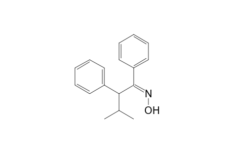 1-Butanone, 3-methyl-1,2-diphenyl-, oxime, (E)-