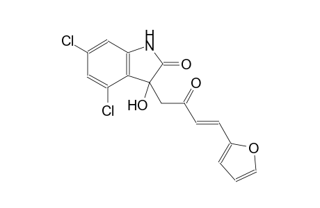 4,6-dichloro-3-[(3E)-4-(2-furyl)-2-oxo-3-butenyl]-3-hydroxy-1,3-dihydro-2H-indol-2-one