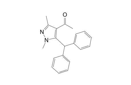 1-(5-benzhydryl-1,3-dimethyl-pyrazol-4-yl)ethanone