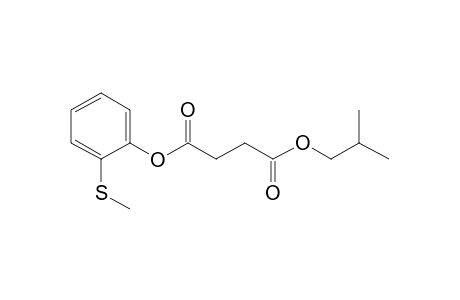 Succinic acid, isobutyl 2-methylthiophenyl ester