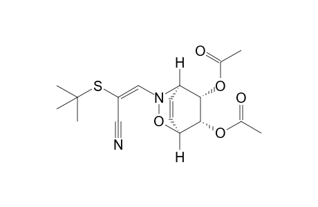 (1S,4R,7S,8S)-7,8-Diacetoxy-3-(E,Z-2'-cyano-2'-tert-butylmercaptoethenyl)-3-aza-2-oxabicyclo[2.2.2]oct-5-ene