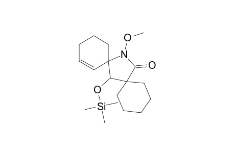 14-Azadispiro[5.1.5.2]pentadec-9-en-15-one, 14-methoxy-7-[(trimethylsilyl)oxy]-