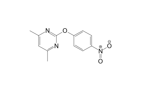 Pyrimidine, 4,6-dimethyl-2-(4-nitrophenoxy)-