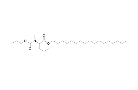 L-Leucine, N-methyl-N-propoxycarbonyl-, heptadecyl ester