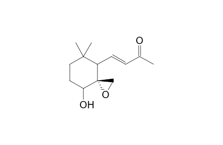 (1R*, 3S*)-5,5-Dimethyl-6-(3'-oxo-1'-butenyl)-spiro[cyclohexane-1',2'-oxirane]-2-ol