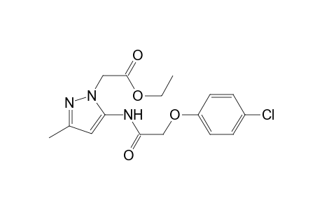 Ethyl (5-{[(4-chlorophenoxy)acetyl]amino}-3-methyl-1H-pyrazol-1-yl)acetate