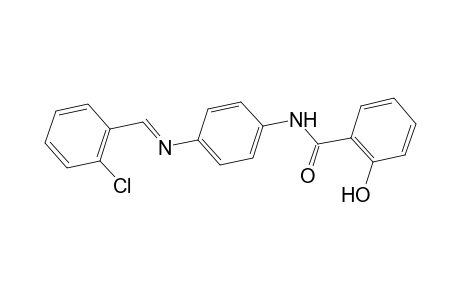 N-(4-([(E)-(2-Chlorophenyl)methylidene]amino)phenyl)-2-hydroxybenzamide