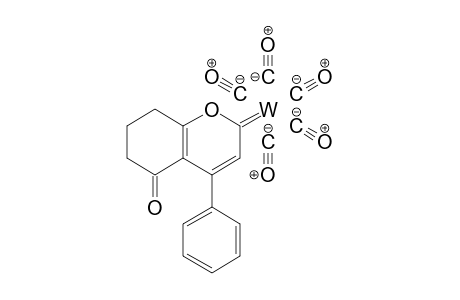 Pentacarbony(5-oxo-4-phenyl-5,6,7,8-tetrahydro-2H-chromen-2-ylidene)tungsten