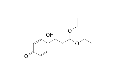 4-(3,3-Diethoxypropyl)-4-hydroxycyclohexa-2,5-dienone