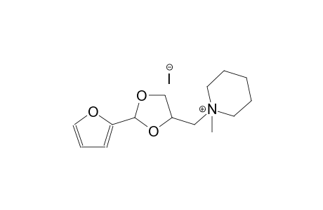 1-{[2-(2-furyl)-1,3-dioxolan-4-yl]methyl}-1-methylpiperidinium iodide