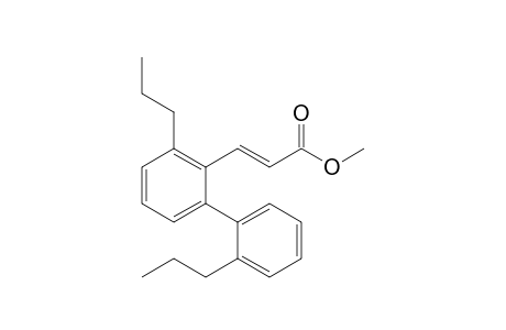 3-[6'-n-Propyl-2'-(2"-n-propylphenyl)phenyl]propenoic methyl ester