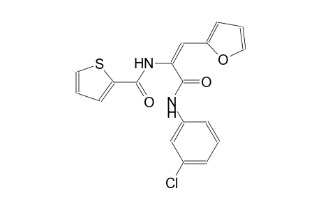 N-[(E)-1-[(3-chloroanilino)carbonyl]-2-(2-furyl)ethenyl]-2-thiophenecarboxamide