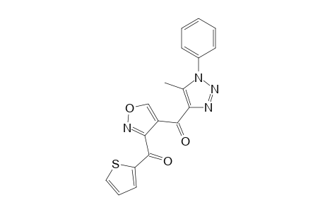 (5-Methyl-1-phenyl-1H-1,2,3-triazol-4-yl)(3-(thiophene-2-carbonyl)isoxazol-4-yl)methanone