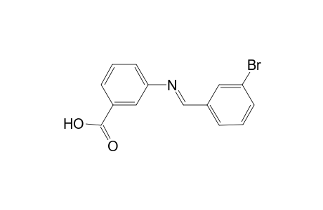 Benzoic acid, 3-(3-bromobenzylidenamino)-