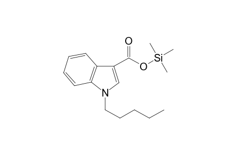 N-Pentyl-1H-indole-3-carboxylic acid TMS