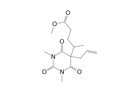 5-(2-propenyl)-5-(1-methyl-3-methoxycarbonylpropyl)-1,3-dimethyl-2,4,6(1H,3H,5H)-pyrimidinetrione