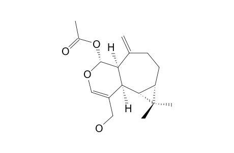 4-O-DEACETYLPLAGIOCHILINE-C;ENT-2-BETA-ACETOXY-14-HYDROXY-2,3-EPOXY-2,3-SECO-ALLOAROMADENDRENE