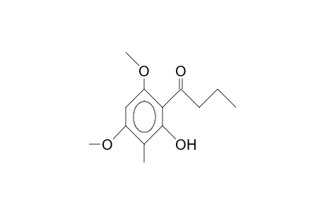 4',6'-Dimethoxy-3'-methyl-2'-hydroxy-butyrophenone