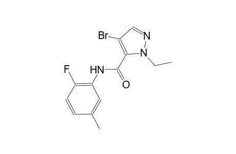 4-bromo-1-ethyl-N-(2-fluoro-5-methylphenyl)-1H-pyrazole-5-carboxamide