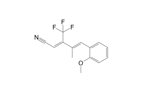 5-(2-Methoxyphenyl)-4-methyl-3-trifluoromethylpentadienenitrile