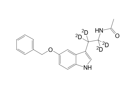 N-acetyl-5-benzyloxy-(.alpha.,.alpha.,.beta.,.beta.-D4)tryptamine