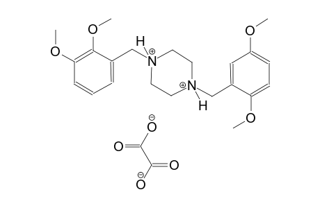 1-(2,3-dimethoxybenzyl)-4-(2,5-dimethoxybenzyl)piperazinediium oxalate