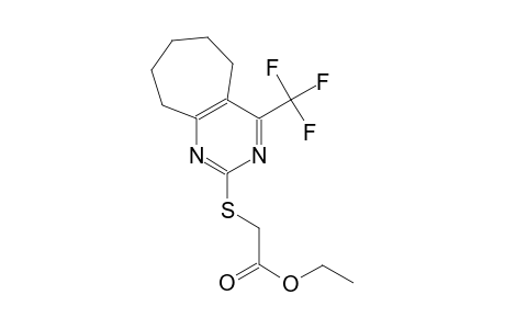 acetic acid, [[6,7,8,9-tetrahydro-4-(trifluoromethyl)-5H-cyclohepta[d]pyrimidin-2-yl]thio]-, ethyl ester