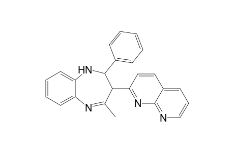2,3-Dihydro-4-methyl-3-(1,8-naphthyridin-2-yl)-2-phenyl-1H-1,5-benzodiazepine