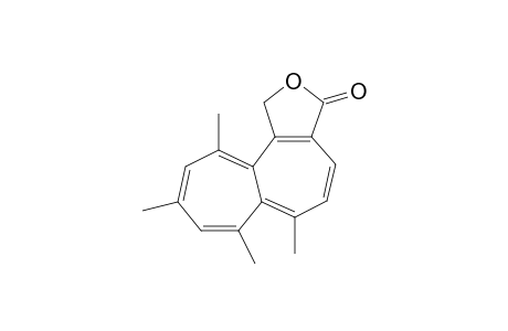 6,7,9,11-Tetramethyl-1,3-dihydroheptaleno[1,2-c]furan-3-one