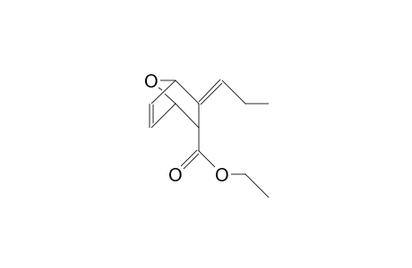 2-endo-Ethoxycarbonyl-3-propylidene-7-oxa-bicyclo(2.2.1)hept-5-ene
