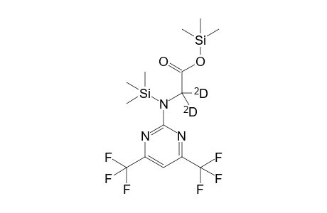 Trimethylsilyl 2-[[4,6-bis(trifluoromethyl)pyrimidin-2-yl]-trimethylsilyl-amino]-2,2-dideuterio-acetate