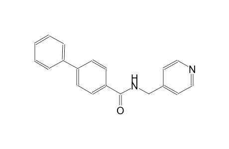 N-(4-pyridinylmethyl)[1,1'-biphenyl]-4-carboxamide